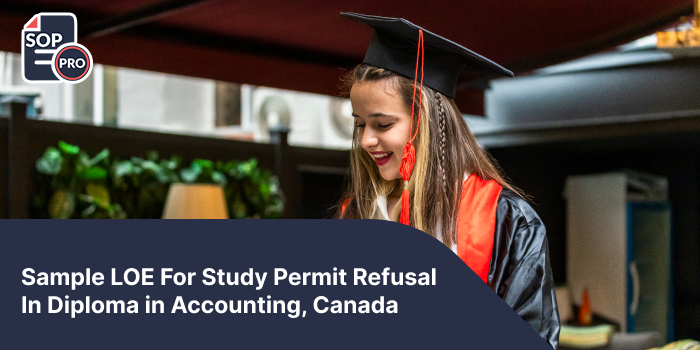 Sample LOE For Study Permit Refusal In Diploma in Accounting, Canada