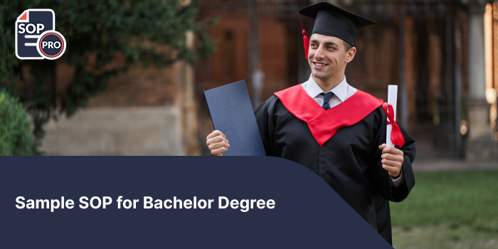 Sample SOP for Bachelor Degree