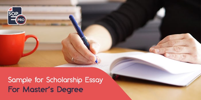 scholarship essay for masters