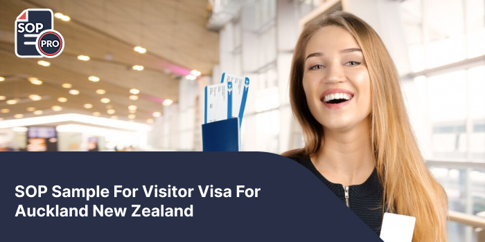 SOP Sample For Visitor Visa For Auckland New Zealand