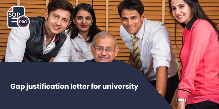 Gap Justification Letter for University